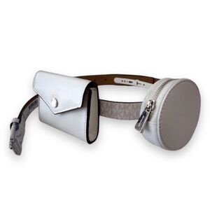 Michael Kors Batman Utility Belt Bag White L-XL  -NWT